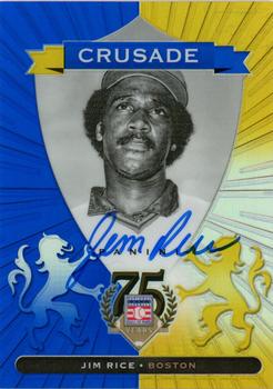 2015 Panini Cooperstown - 2014 HOF Crusades Recollection Collection #93 Jim Rice Front