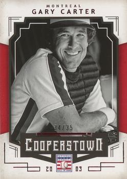 2015 Panini Cooperstown - HOF Induction Red #38 Gary Carter Front