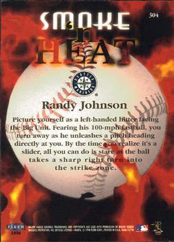1998 Fleer Tradition #304 Randy Johnson Back