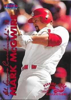 1999 Fleer Tradition - Warning Track Collection #1W Mark McGwire Front