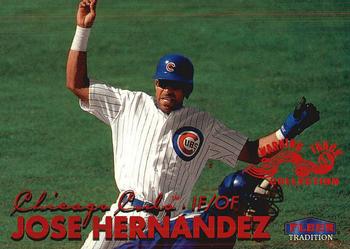 1999 Fleer Tradition - Warning Track Collection #149W Jose Hernandez Front