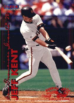 1999 Fleer Tradition - Warning Track Collection #171W Jeff Kent Front