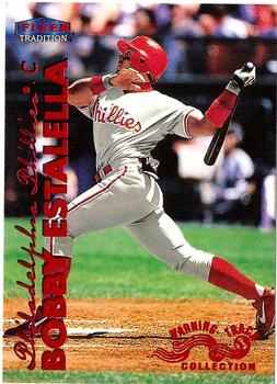 1999 Fleer Tradition - Warning Track Collection #424W Bobby Estalella Front
