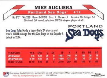 2015 Grandstand Portland Sea Dogs #NNO Mike Augliera Back