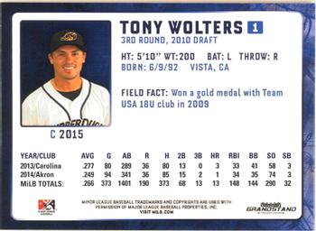 2015 Grandstand Akron RubberDucks #NNO Tony Wolters Back