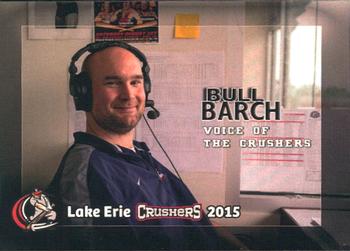 2015 Lake Erie Crushers #NNO Andy Barch Front