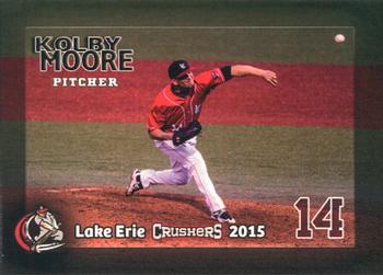 2015 Lake Erie Crushers #NNO Kolby Moore Front