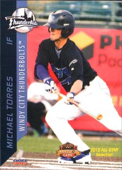 2015 Choice Windy City ThunderBolts #19 Michael Torres Front
