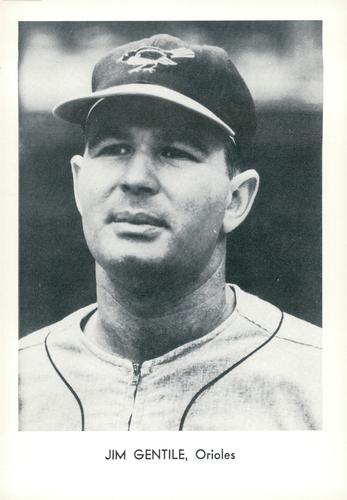 1961 Sports Service Baltimore Orioles #NNO Jim Gentile Front