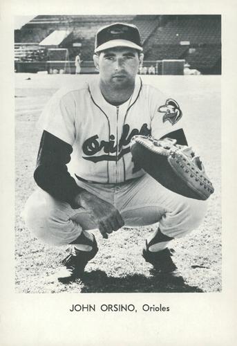 1965 Sports Service Baltimore Orioles #NNO John Orsino Front