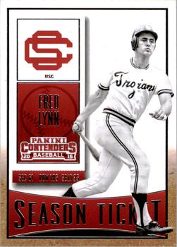 2015 Panini Contenders #43 Fred Lynn Front