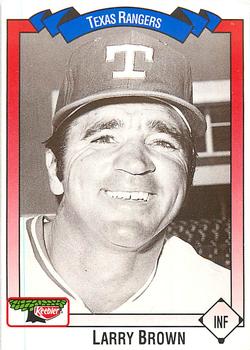 1993 Keebler Texas Rangers #85 Larry Brown Front