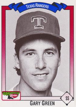 1993 Keebler Texas Rangers #164 Gary Green Front