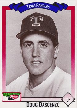1993 Keebler Texas Rangers #401 Doug Dascenzo Front
