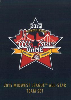 2015 Choice Midwest League All-Stars #01 Header Card Front