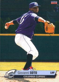 2015 Choice Columbus Clippers #28 Giovanni Soto Front