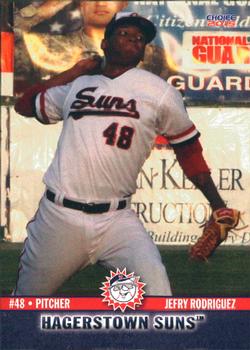 2015 Choice Hagerstown Suns #27 Jefry Rodriguez Front