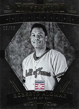2015 Panini Cooperstown - HOF Induction Images Gold #1 Roberto Alomar Front