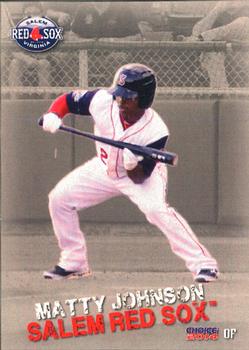 2014 Choice Salem Red Sox #15 Matty Johnson Front