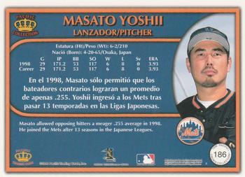 1999 Pacific Crown Collection - Red #186 Masato Yoshii  Back