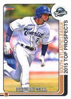 2015 Choice South Atlantic League Top Prospects #2 Forrest Wall Front