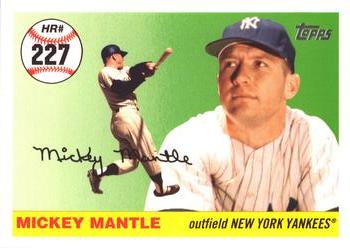 2007 Topps - Mickey Mantle Home Run History #MHR227 Mickey Mantle Front