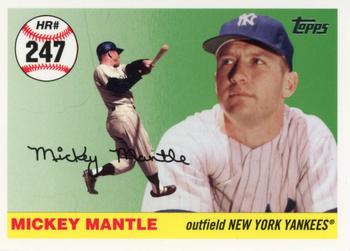 2007 Topps - Mickey Mantle Home Run History #MHR247 Mickey Mantle Front