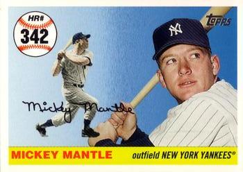 2007 Topps - Mickey Mantle Home Run History #MHR342 Mickey Mantle Front