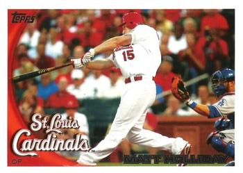 2010 Topps St. Louis Cardinals #STL9 Matt Holliday Front