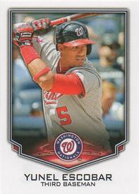 2016 Topps Stickers #256 Yunel Escobar Front