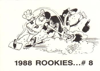 1988 Rookies (unlicensed) #8 Walt Weiss Back