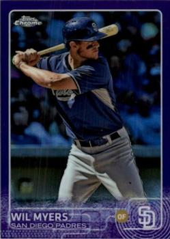 2015 Topps Chrome - Purple Refractor #53 Wil Myers Front