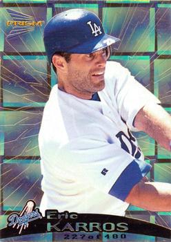 1999 Pacific Prism - Holographic Gold #74 Eric Karros  Front