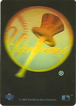1992 Upper Deck - Team Logo Holograms #NNO New York Yankees Front