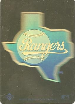 1992 Upper Deck - Team Logo Holograms #NNO Texas Rangers Front
