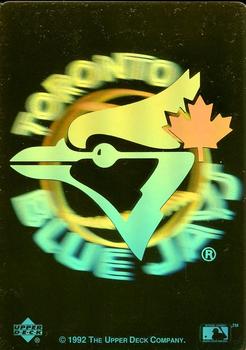 1992 Upper Deck - Team Logo Holograms #NNO Toronto Blue Jays Front