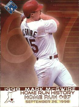 1999 Pacific Private Stock - Home Run History #11 Mark McGwire Front