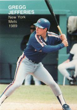 1989 Pacific Cards & Comics Rookies Superstars Two (unlicensed) #5 Gregg Jefferies Front