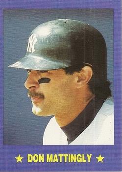 1989 Pacific Cards & Comics Action Superstars Series One (unlicensed) #20 Don Mattingly Front