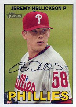 2016 Topps Heritage #4 Jeremy Hellickson Front