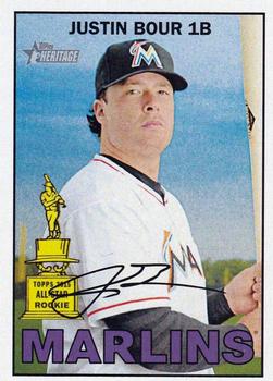2016 Topps Heritage #42 Justin Bour Front