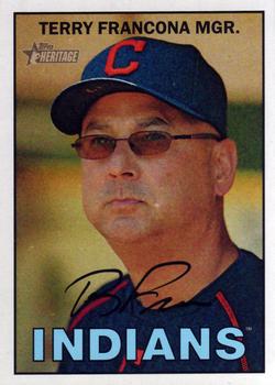 2016 Topps Heritage #264 Terry Francona Front