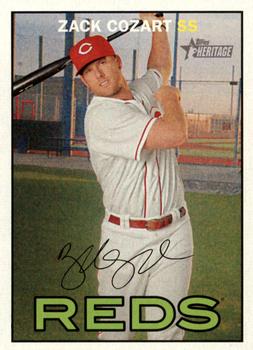 2016 Topps Heritage #329 Zack Cozart Front