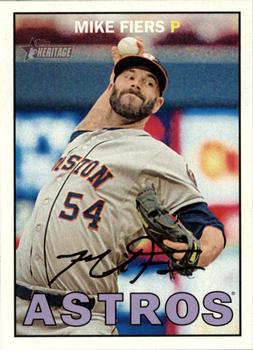 2016 Topps Heritage #391 Mike Fiers Front