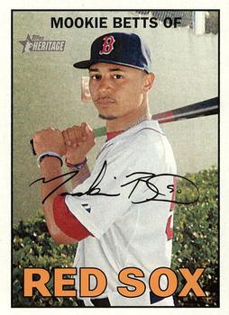 2016 Topps Heritage #469 Mookie Betts Front