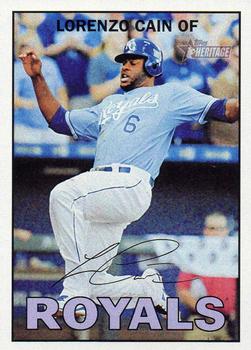 2016 Topps Heritage #479 Lorenzo Cain Front