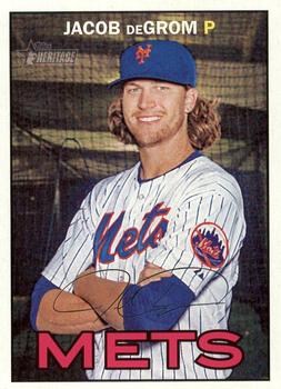 2016 Topps Heritage #495 Jacob deGrom Front