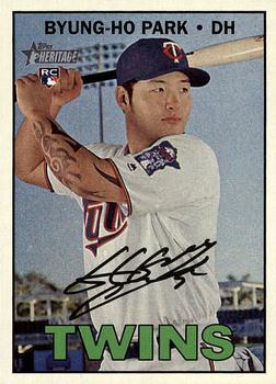 2016 Topps Heritage #708 Byung-Ho Park Front