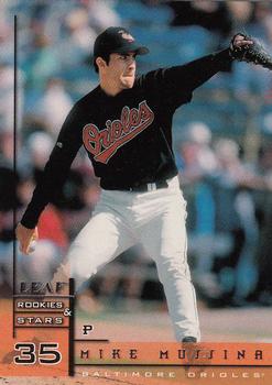 1998 Leaf Rookies & Stars #6 Mike Mussina Front