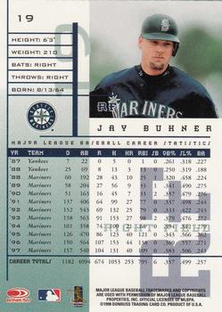 1998 Leaf Rookies & Stars #19 Jay Buhner Back